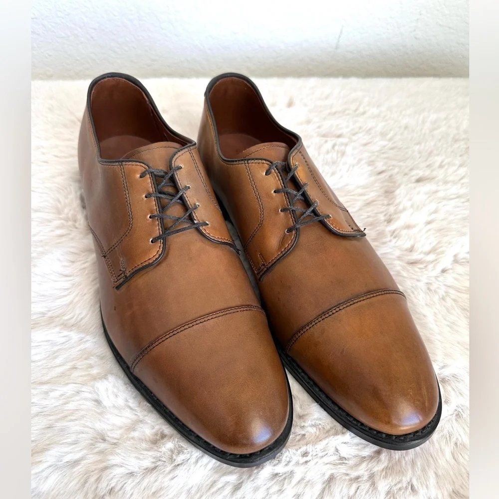 NEW Allen Edmonds Lexington Oxford Dress Shoes Men’s 10.5 D Leather Lace Up‎